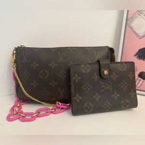 🎊SOLD🎊BUNDLE 🎊Louis Vuitton Pochette Accessorie with Agenda PM
